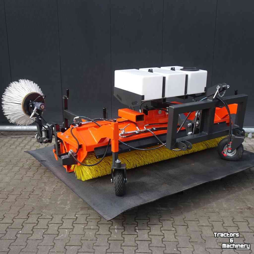 Hofstede Veegmachine Borstel 60cm voor mini loader verreiker shovel heftruck