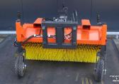 Hofstede Veegmachine Borstel 60cm voor mini loader verreiker shovel heftruck