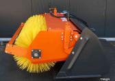 Hofstede Bakveegmachine frontlader shovel bak veegmachine compact